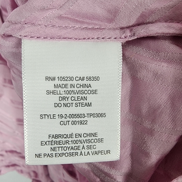 Joie Cadmir Satin Chevron Button Up V-neck Blouse SIZE XS - Picture 6 of 7